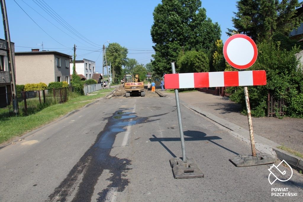 Trwa przebudowa drogi w Golasowicach. Możliwe utrudnienia